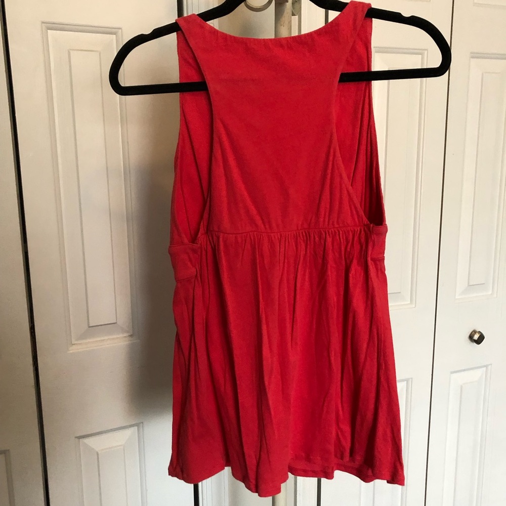 J Crew cotton red tank small - Picture 5 of 6
